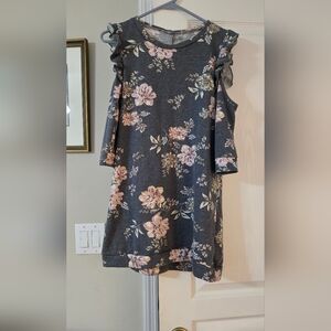 Flower mini dress